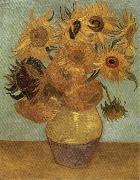 Vincent Van Gogh Sunflowers France oil painting artist